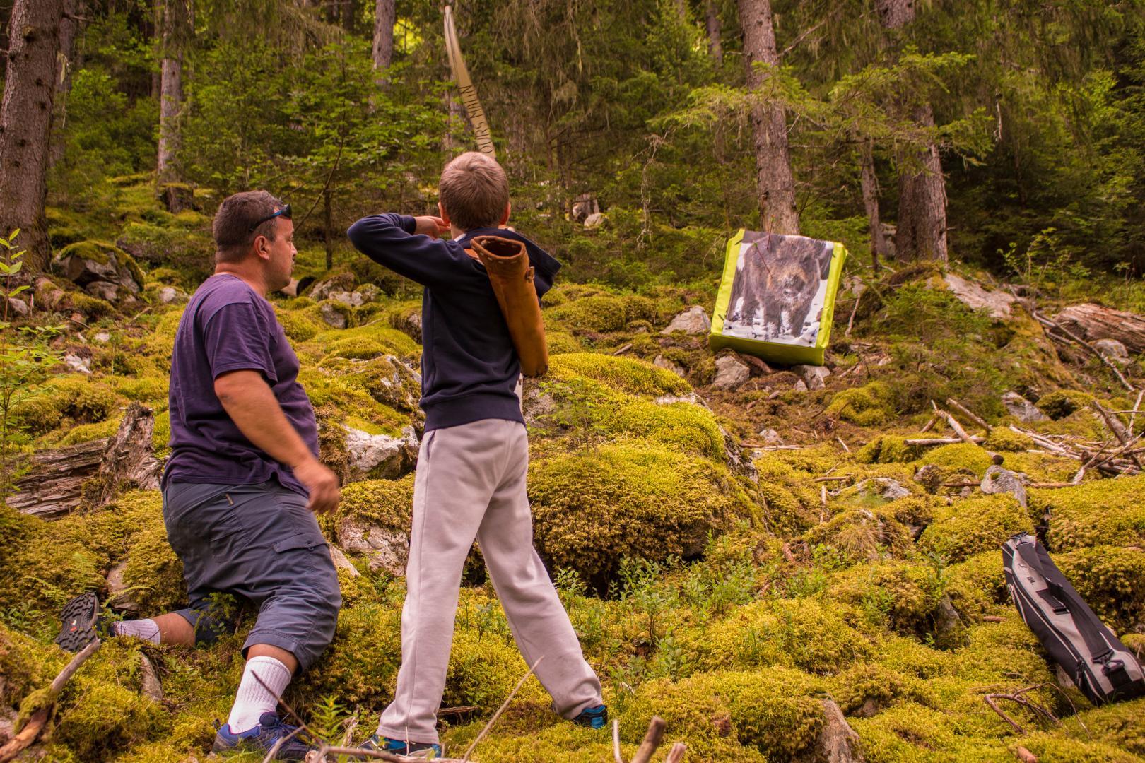 Parcours nature tir à larc